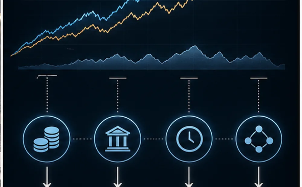 ETF 총보수 검토 순서에서 총보수 항목과 추적오차 항목을 연결해 보여주는 설명 이미지